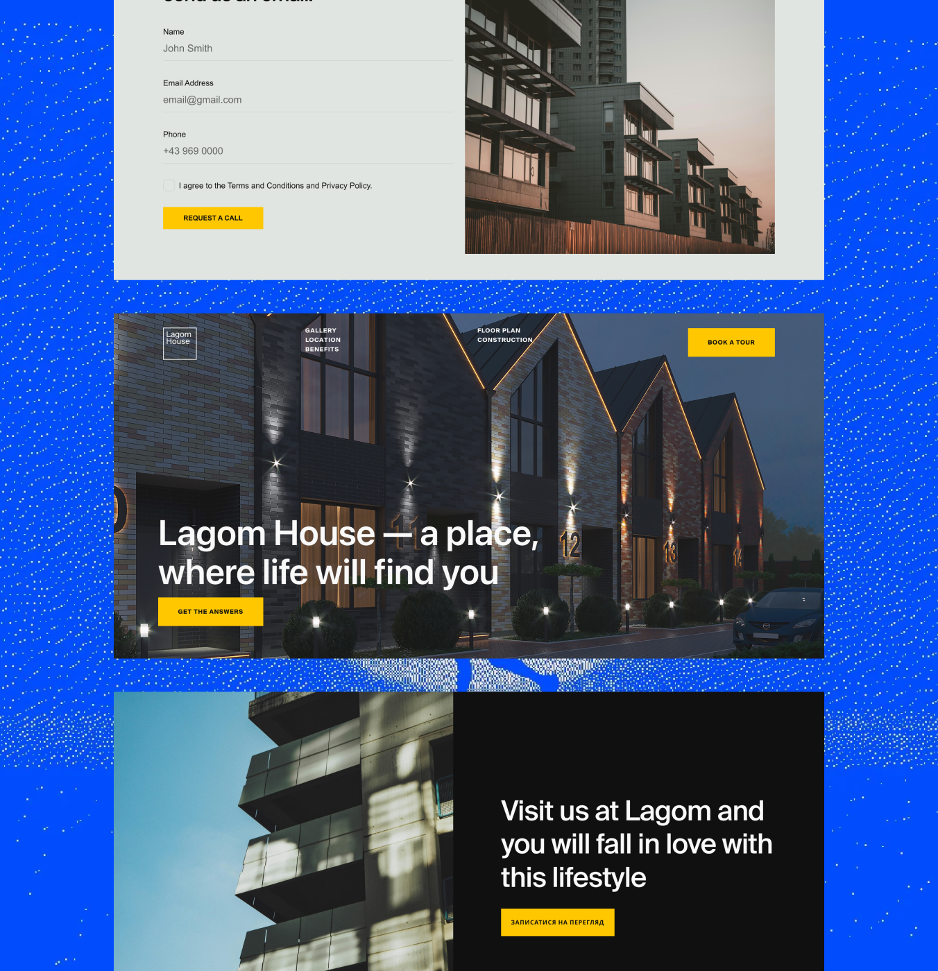 Focused Launch website examples